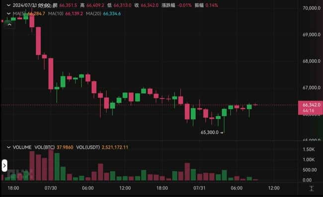 Mt.Gox 再转出 22.5 亿美元比特币，BTC 能否守住 6.6 万美元？ 