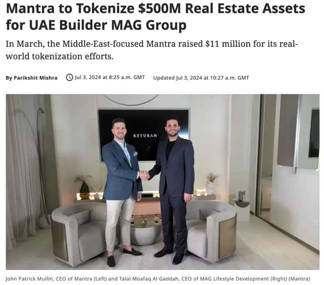 Mantra 空投 5000 万美元：你需要了解的 