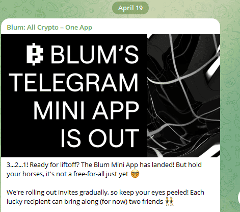 币安投资攻略 | 免费撸Telegram小程序BLUM积分详细教程