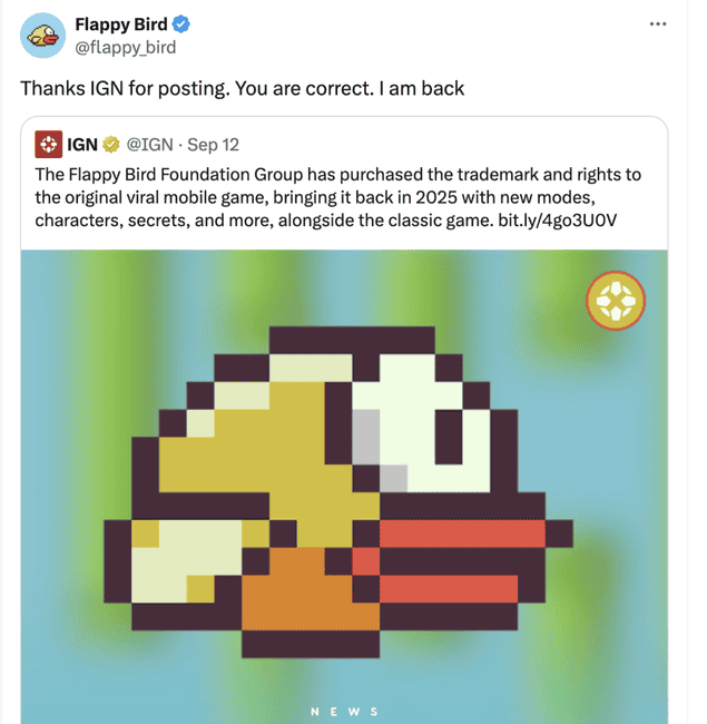 Flappy Bird重返江湖，TON生态再掀狂澜！能否续写传奇，新版独步前行？