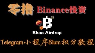 Binance 投资的 Blum 交易所推出了一个名为 Blum Points 的 Telegram 小程序，可以参与零撸活动。这是一个值得关注的 Telegram 早期项目，有空投机会。