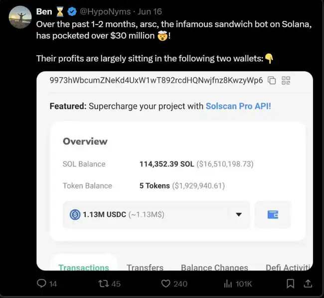 SOL纸牌屋揭秘：刷量与资金盘撑起的交易量，Solana真金白银的赚钱神话？