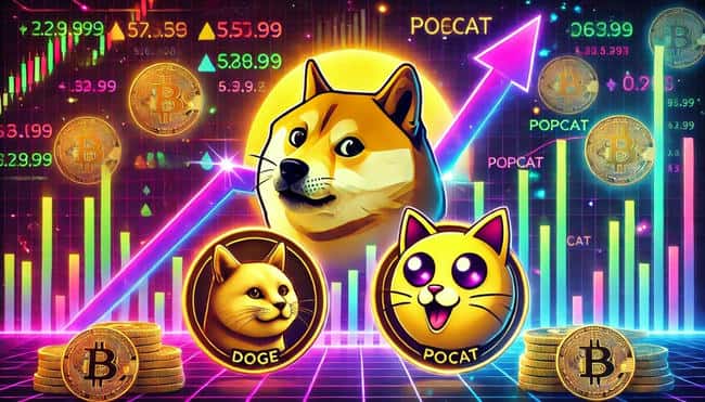 狗狗币引领动物系Meme热潮，Popcat势头猛，CatSlap两日暴涨7000%