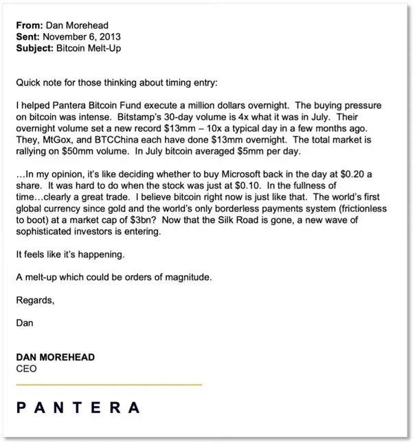 Pantera创始人揭秘：BTC如何助力我们实现千倍收益？