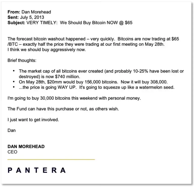 Pantera创始人揭秘：BTC如何助力我们实现千倍收益？