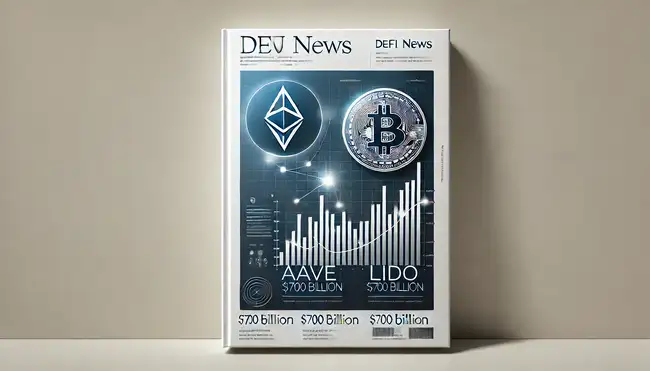 Aave和Lido总锁仓价值首次突破700亿美元
