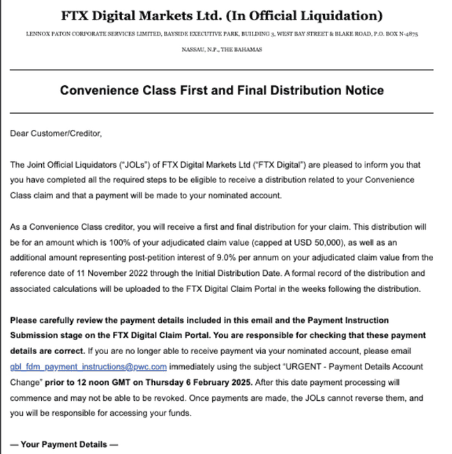 FTX赔付流程启动：币圈崩盘落幕，DeFi信任重建启航