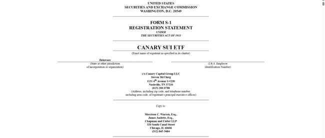 全球首支SUI ETF提交SEC审核，Solana期货登陆CME助力SOL ETF获批