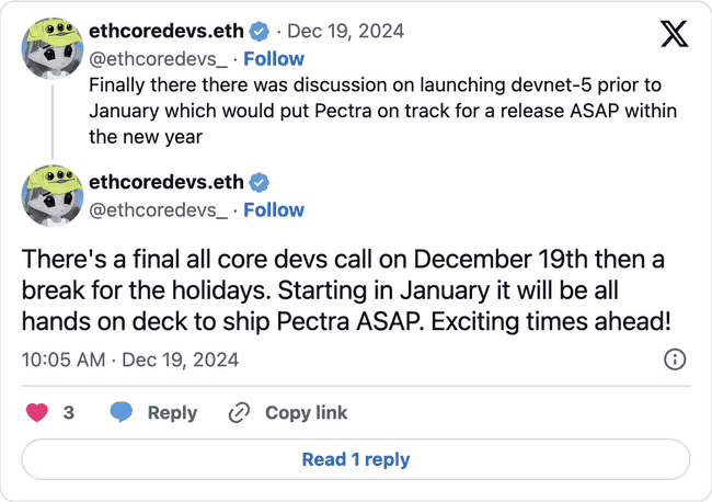 以太坊即将升级，Pectra能否助力ETH价格飙升？