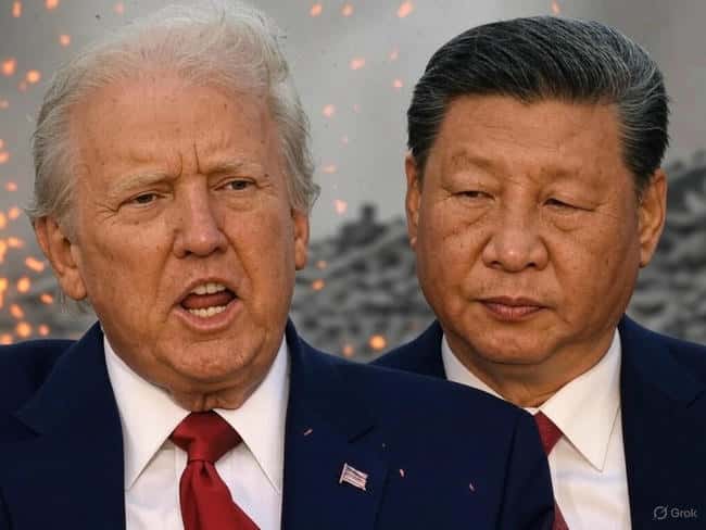 特朗普对中国征收104%关税！比特币暴跌至7.5万，道指高开1400点后转跌，标普5000点大关失守！
