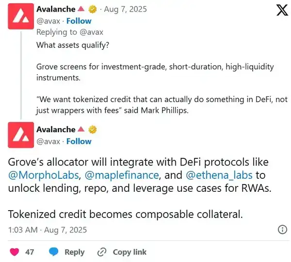 Avalanche豪赌RWA：2.5亿传统金融资产，秒级结算引爆市场！
