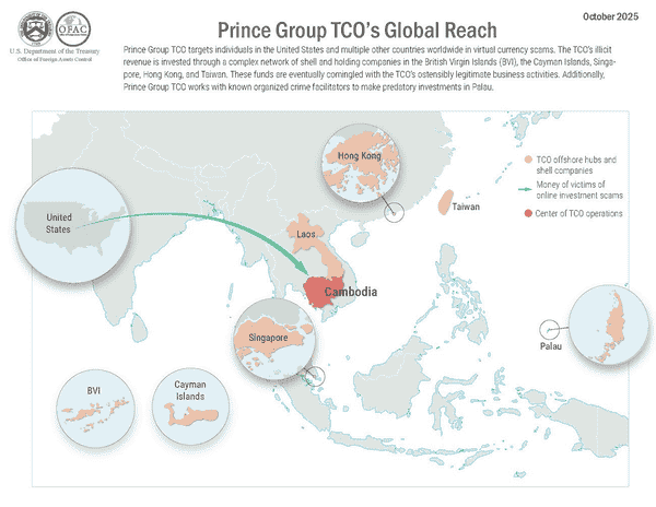 美国精准收割柬埔寨太子集团:150亿比特币入库背后真相!
