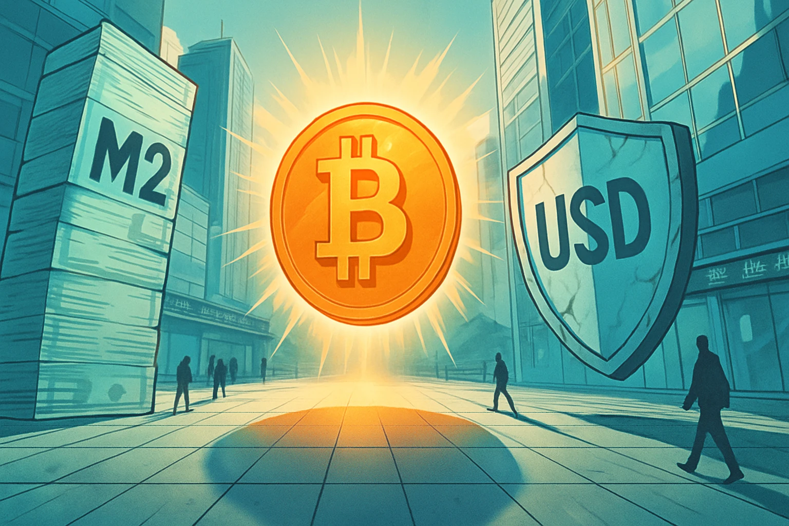 全球M2与美元指数暗战：揭秘比特币价格涨跌背后的三大货币周期律