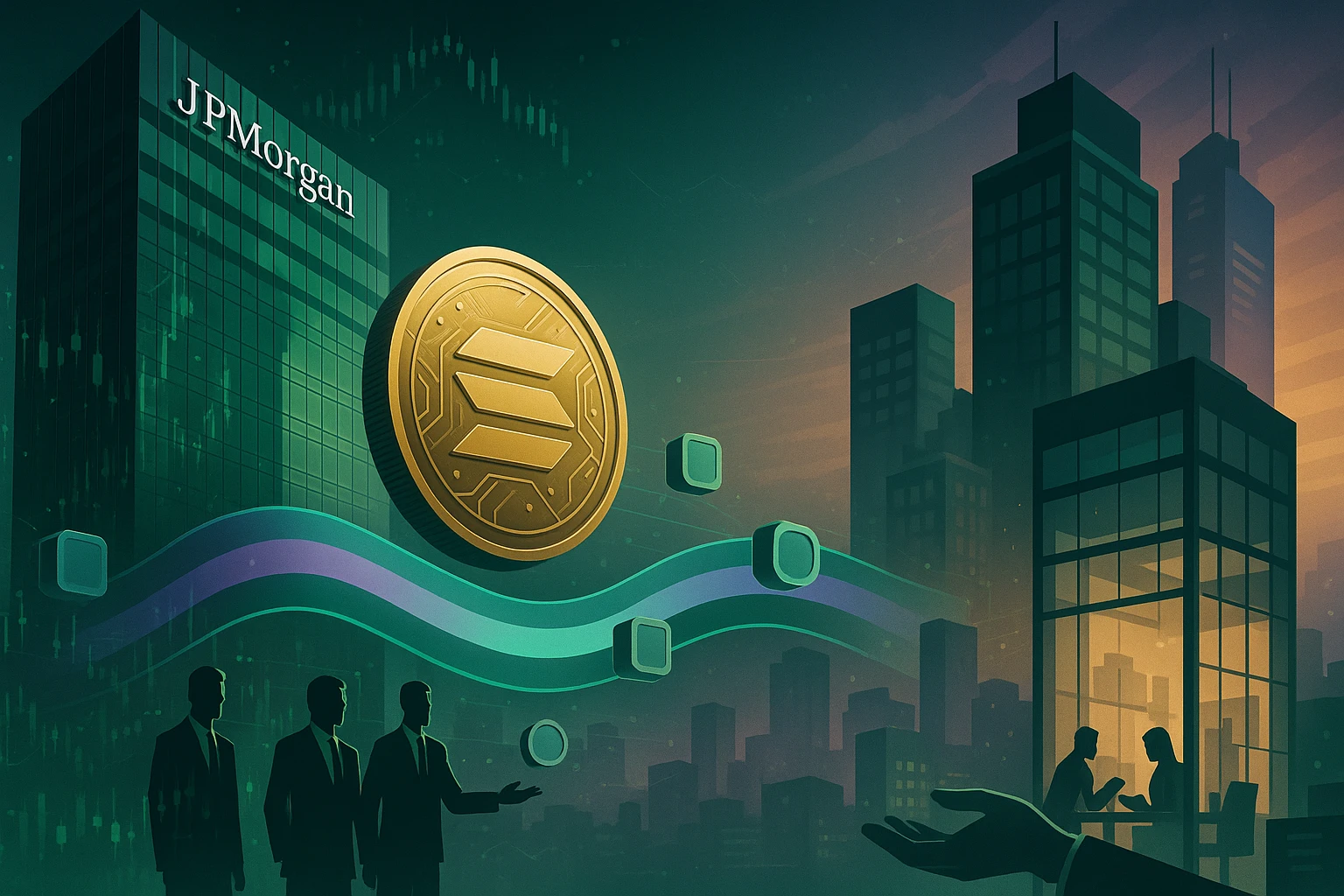 摩根大通重磅首发：Solana链上5000万美元Galaxy债券遭Coinbase和富兰克林疯抢