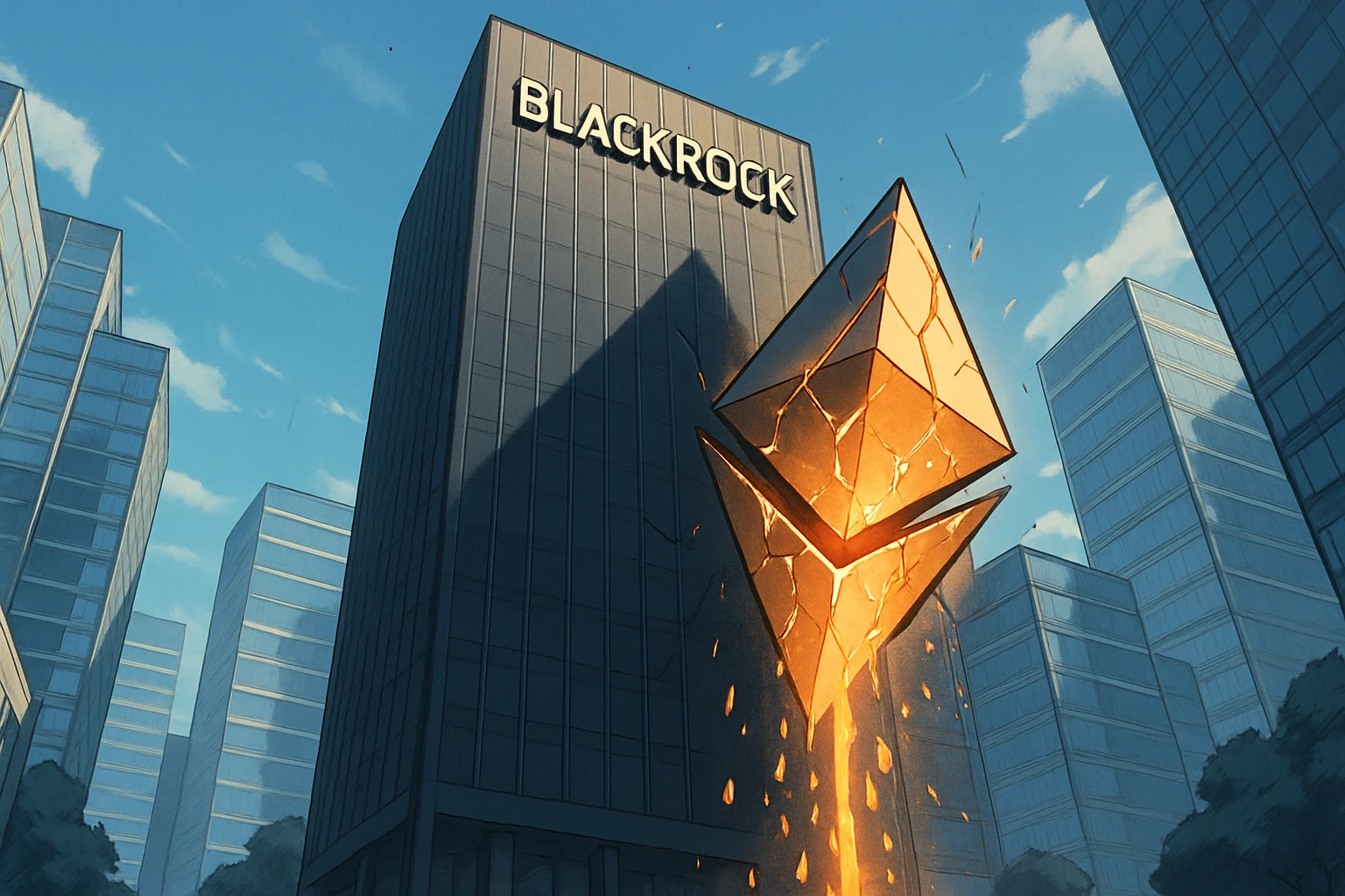 贝莱德引爆加密市场大逃杀:以太坊ETF单日狂抛2.25亿美元创纪录