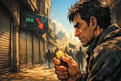 伊朗货币35年暴跌2万倍！央行行长引咎辞职，民众疯抢黄金比特币自救