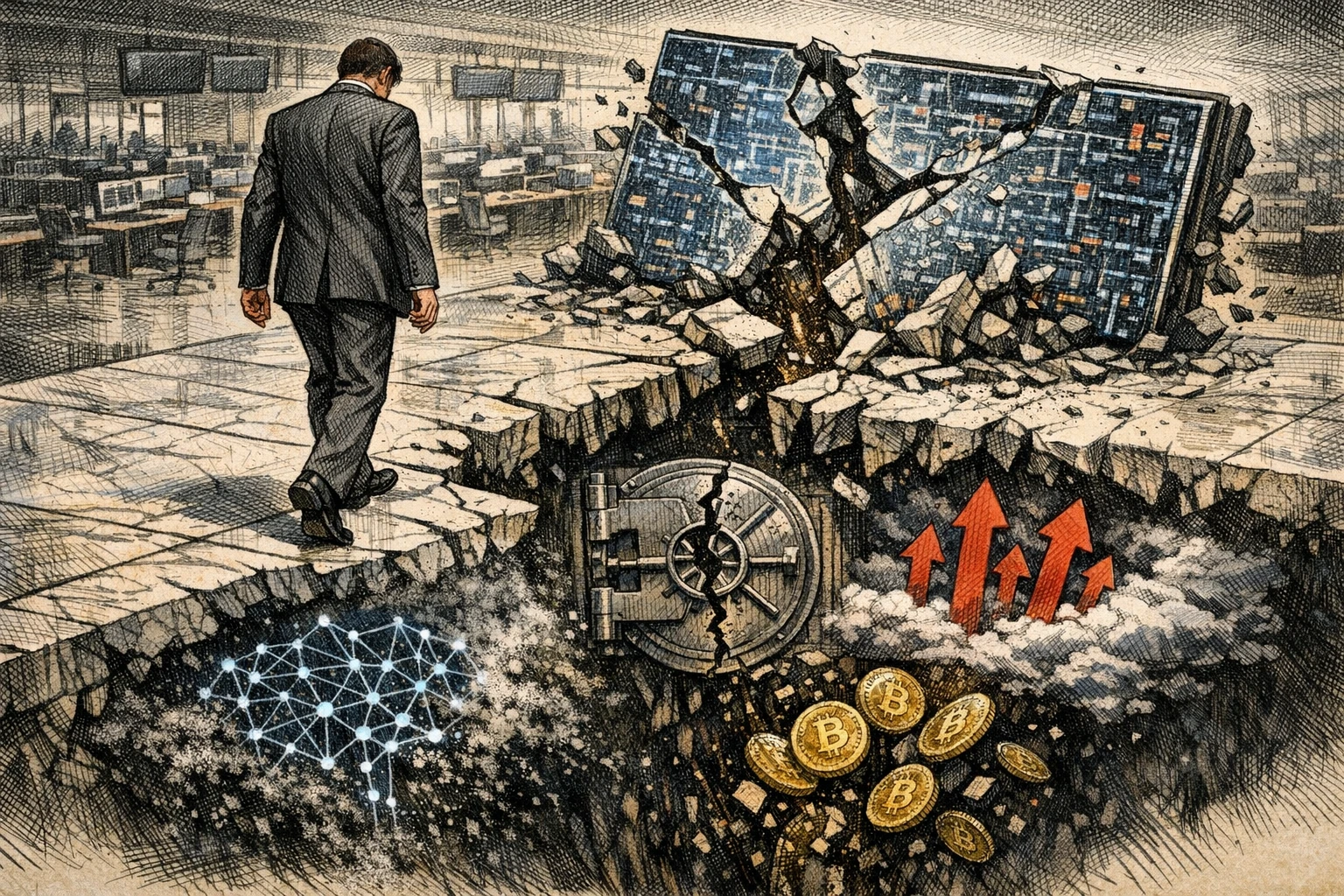 加密货币黑色一周：比特币闪崩17% 以太坊暴跌22% 总市值蒸发4000亿美元创FTX来最惨纪录