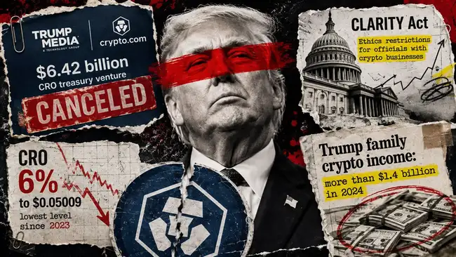 特朗普媒体与Crypto.com终止合作：64亿美元加密计划流产