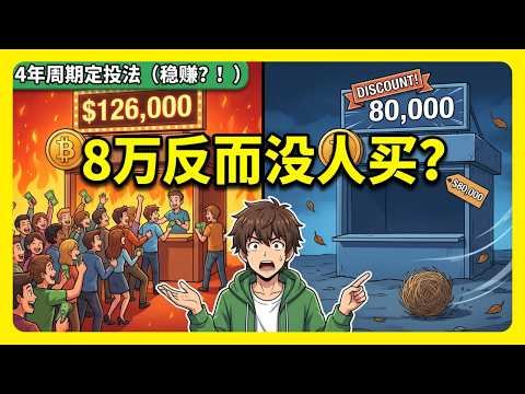 12万6抢着买，跌到8万却没人要？定投比特币：普通人最佛系的投资策略