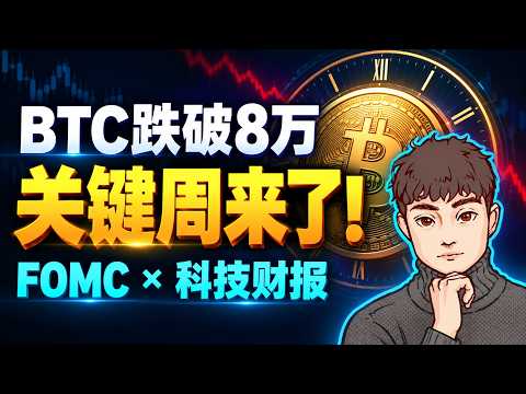 加密市场又回到熟悉的下跌节奏！FOMC关键周来了
