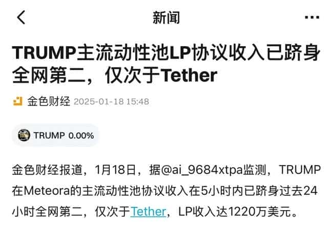 美国总统特朗普发币引热议:疯狂投资,是亏是赚?