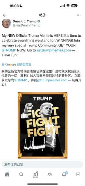 美国总统特朗普发币引热议:疯狂投资,是亏是赚?