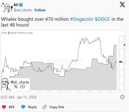 狗狗币（DOGE）三大看涨信号齐现，暴涨之旅即将开启？