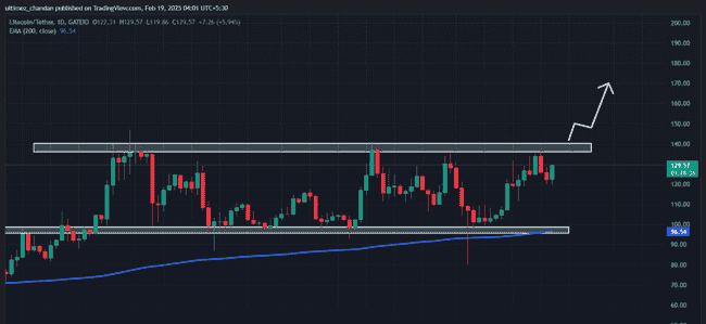 莱特币（LTC）逆势上扬，加密下行潮中望涨30%？