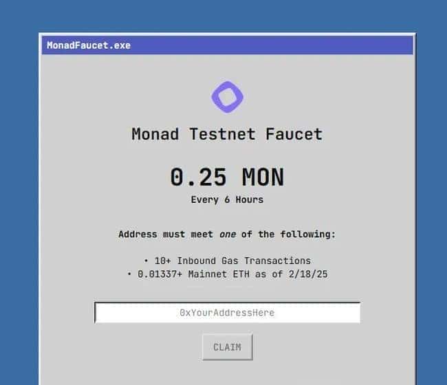 Monad测试币领取指南：最新版网站及操作详解