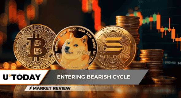 BTC触及关键支撑位，DOGE价格突破在即，SOL秘密看涨模式浮现？