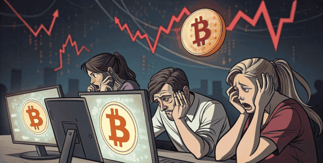 比特币陷入极度恐慌情绪！这一状态对BTC意味着何种走向？