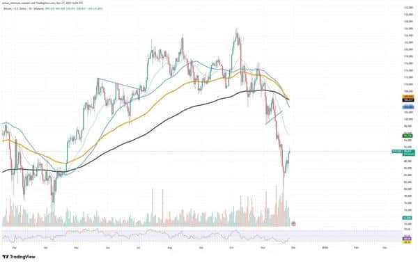 比特币9万美元生死战：SHIB暴涨200%在即 XRP暗藏4.3美元暴涨玄机