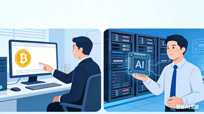 比特币矿企集体大逃亡：每挖一枚亏2万美元，AI算力成新战场核心事实：成本倒挂严重当前比特币挖矿成本约8.7万美元/枚市场价格仅6.7万美元左右上市矿企平均每枚亏损达1.9万美元转型规模惊人头部矿企累计抛售超1.5万枚BTC6家矿企签下385亿美元AI算力订单MARA等企业将矿场改造成AI数据中心根本原因2024年减半后挖矿收益腰斩AI算力利润率是挖矿的3倍矿场电力/土地资源可快速复用行业影响：比特币全网算力下降4%矿企AI业务收入占比最高达60%传统挖矿或成附带业务