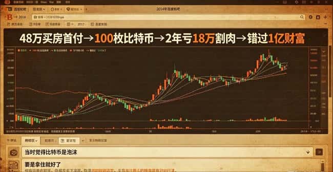 48万买房钱梭哈比特币：一场血亏18万的黎明前割肉实录