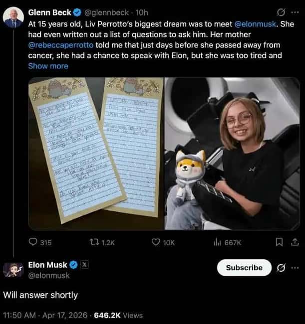 马斯克一OK引爆奇迹：ASTEROID币单日狂飙12000%背后的少女太空遗愿