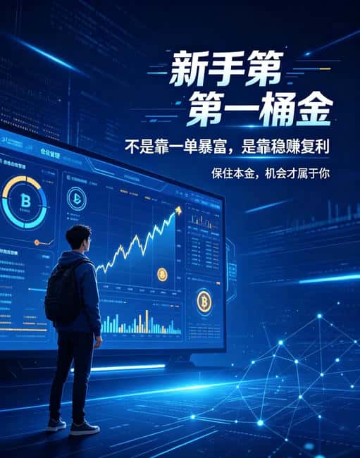 币圈新手3000元滚雪球攻略：从合约交易到定投的实战赚钱路径