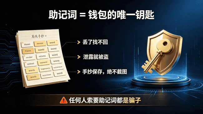 私钥、助记词、钱包、链、币、代币｜新手最懵的6个名词，一次性讲透