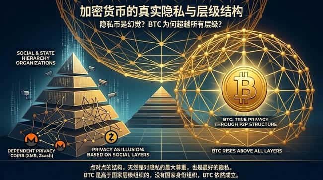 论加密货币的真实隐私与层级结构
