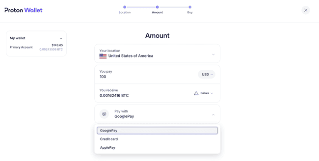 Proton Wallet：一款简单易用的比特币钱包，轻松发送比特币的新选择