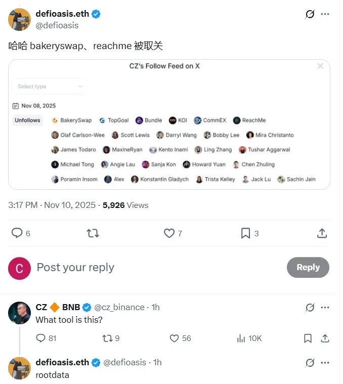 CZ大规模取关：关注生意宣告终结？